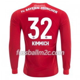 Fußballtrikots FC Bayern München Joshua Kimmich 32 Heim Trikotsatz 2019-2020 Langarm